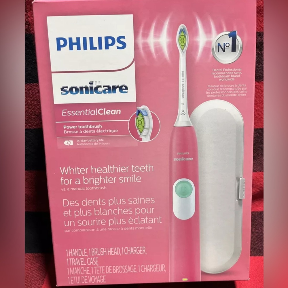 Philips Sonicare Electric Toothbrush with EssentialClean BrushHead. Rechargeable